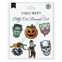 Toptan Halloween Özel Kesim Banner Maske