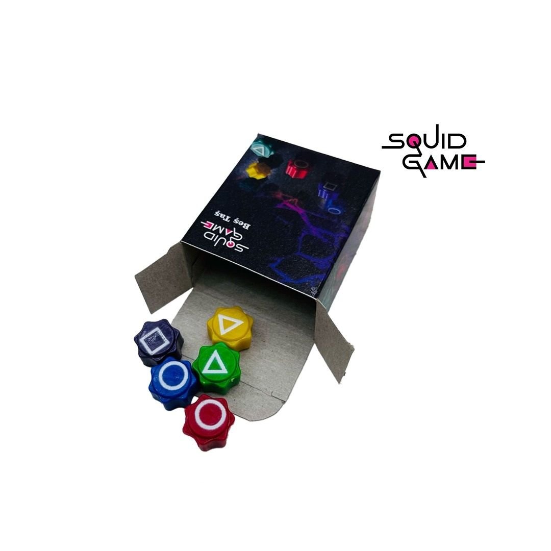 Toptan Squid Game 5 Taş Oyunu Karton Kutulu