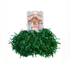 Toptan Ponpon Metalik Yeşil 2li