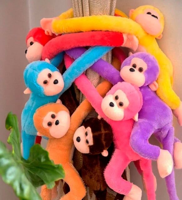 Toptan Peluş Sarılan Maymun