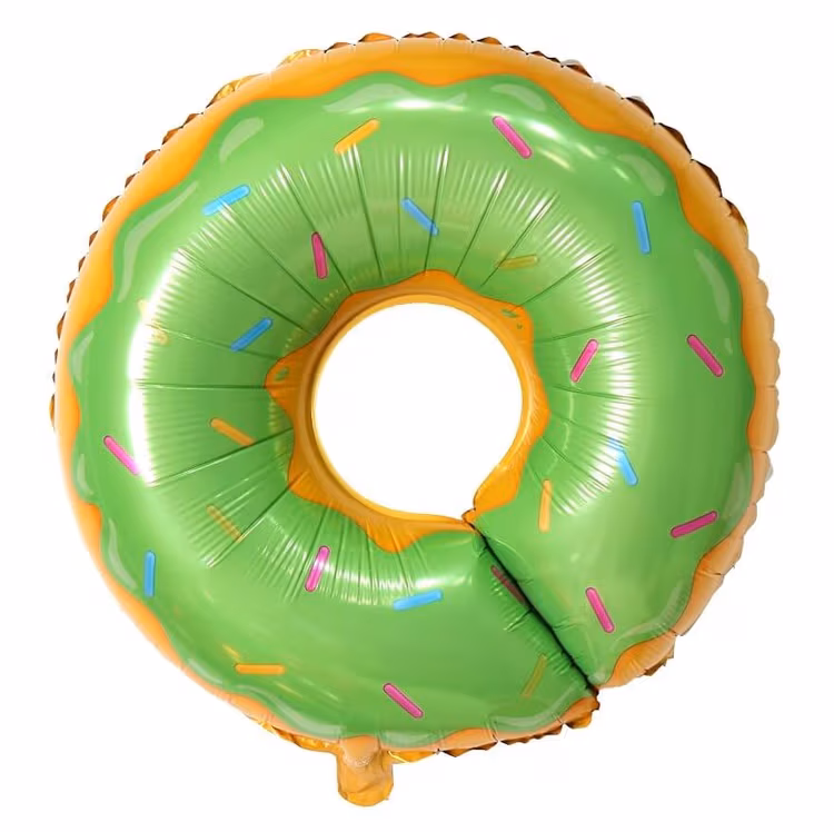 Toptan Folyo Balon Yeşil Donut