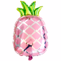 Toptan Folyo Balon Pembe Ananas