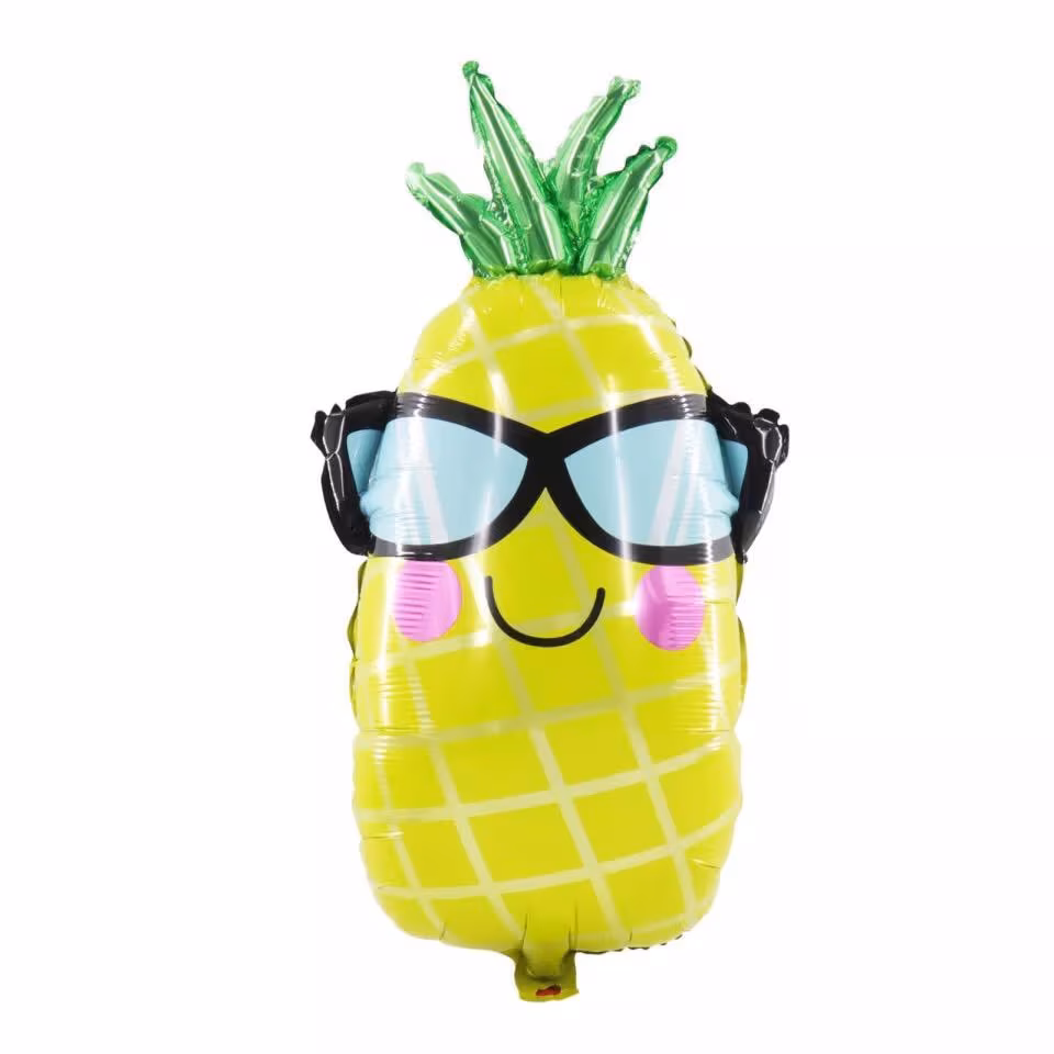 Toptan Folyo Balon Gözlüklü Ananas