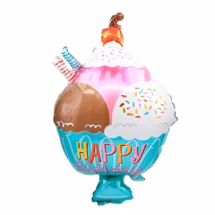 Toptan Folyo Balon 22'' Cup Dondurma
