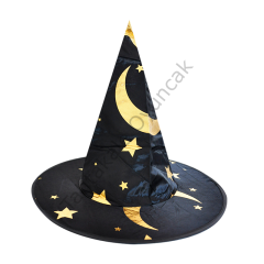 Toptan Halloween Cadı Şapkası ve Pelerin Seti