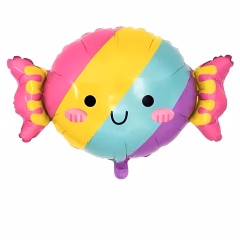 Toptan Folyo Balon Renkli Şeker