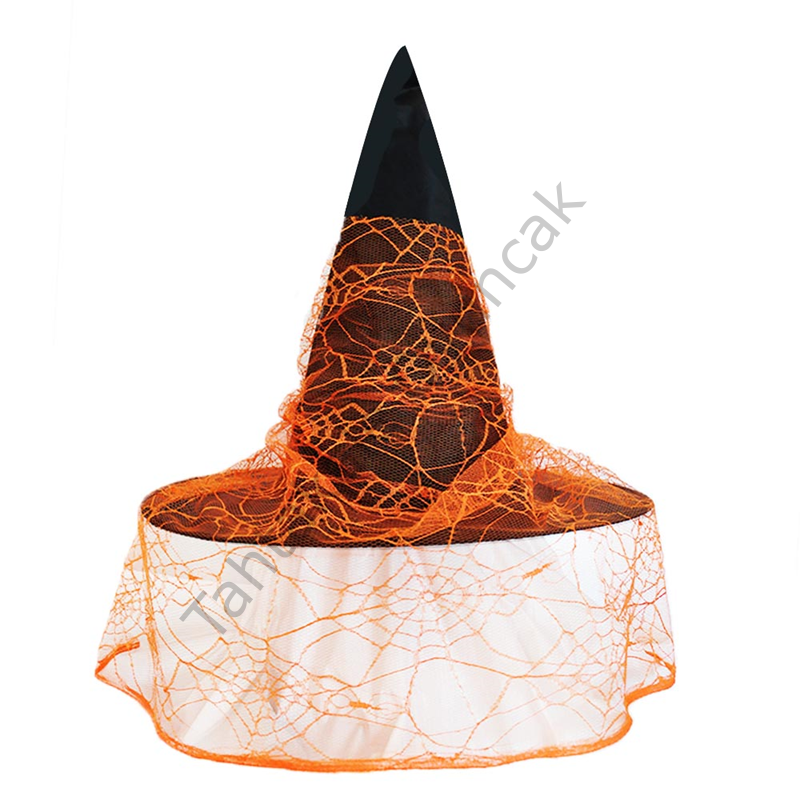 Toptan Halloween Siyah Cadı Şapkası