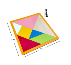 Toptan Ahşap Tangram Orta Boy