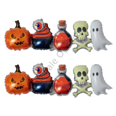 Toptan Halloween Folyo Balon Banner