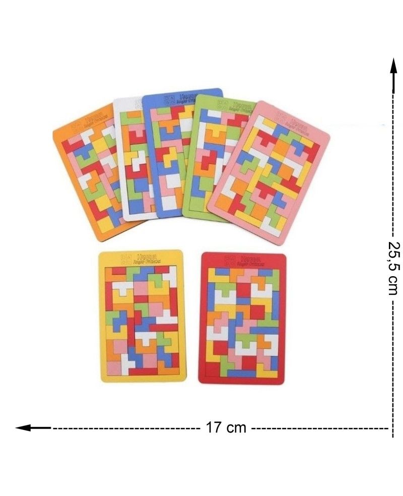 Toptan Ahşap Tetris Oyunu yerli