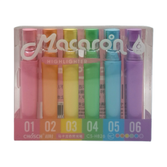 Toptan Chosch Pastel Kokulu Fosforlu Kalem 6'lı Set