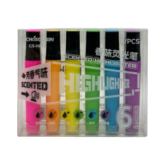 Toptan Chosch Neon Kokulu Fosforlu Kalem 6'lı Set