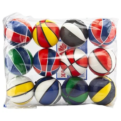 Toptan Stres Topu Küçük Renkli Basketbol