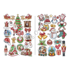 Toptan Yılbaşı Sticker Seti