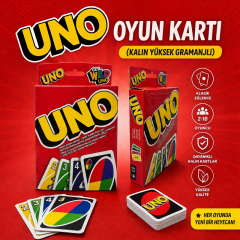 Toptan Uno Oyun Kartı Lüks Kalın