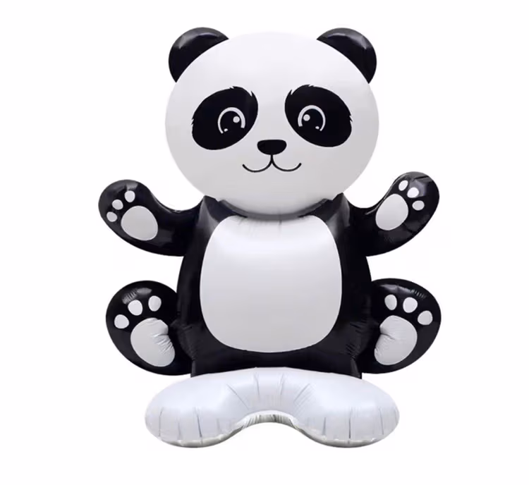 Toptan Ayaklı Folyo Balon Panda