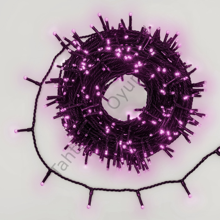 Toptan Led Işık 80li Fonksiyonlu Eklemeli Fuşya