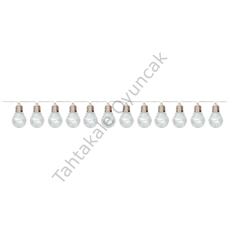 Toptan Sıralı Ampul Şeklinde Led Işık 12li Gün Işığı