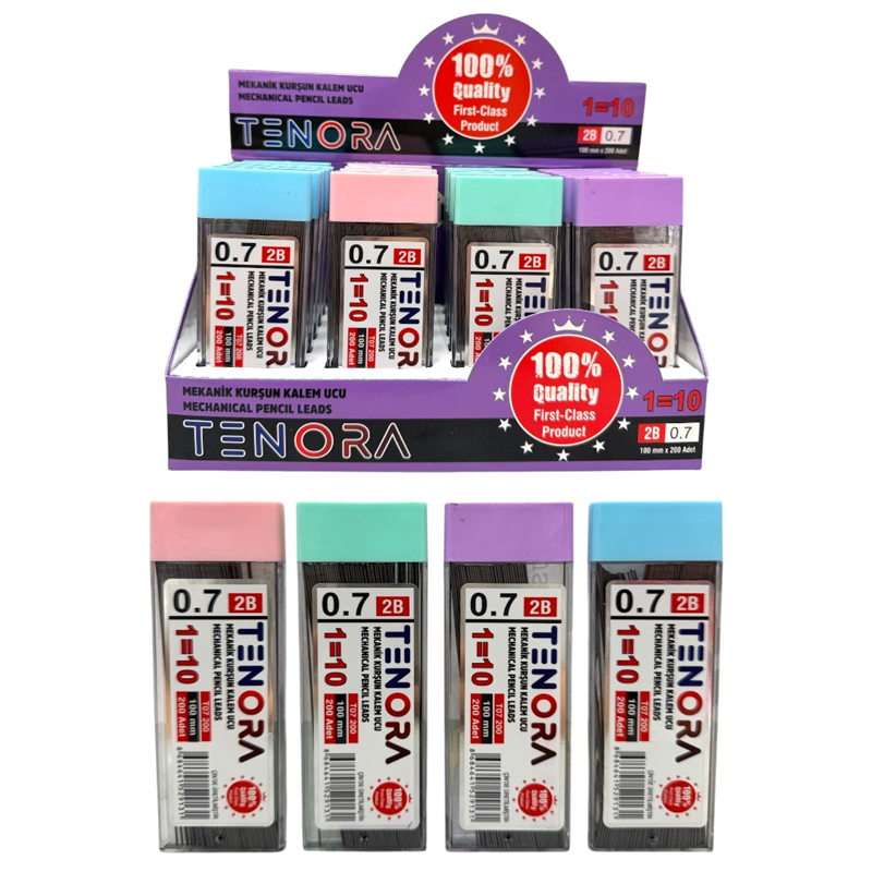 Toptan Tenora 200'Lü 0.7 Uç 100 mm
