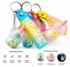 Toptan Anahtarlık Bubble Tea