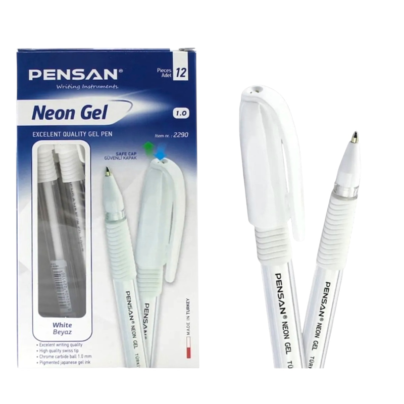 Toptan Pensan Beyaz Tükenmez Kalem