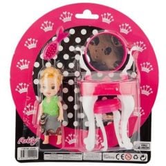 Toptan Oyuncak Anlily Kartlı Makyaj Bebek