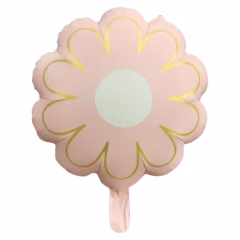 Toptan Folyo Balon Pembe Çiçek