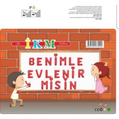 Toptan Benimle Evlenirmisin Kırmızı Folyo Balon Set