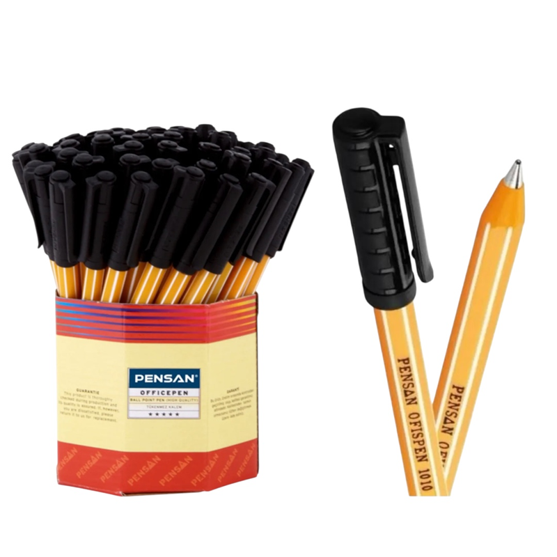 Toptan Pensan Siyah Tükenmez Kalem
