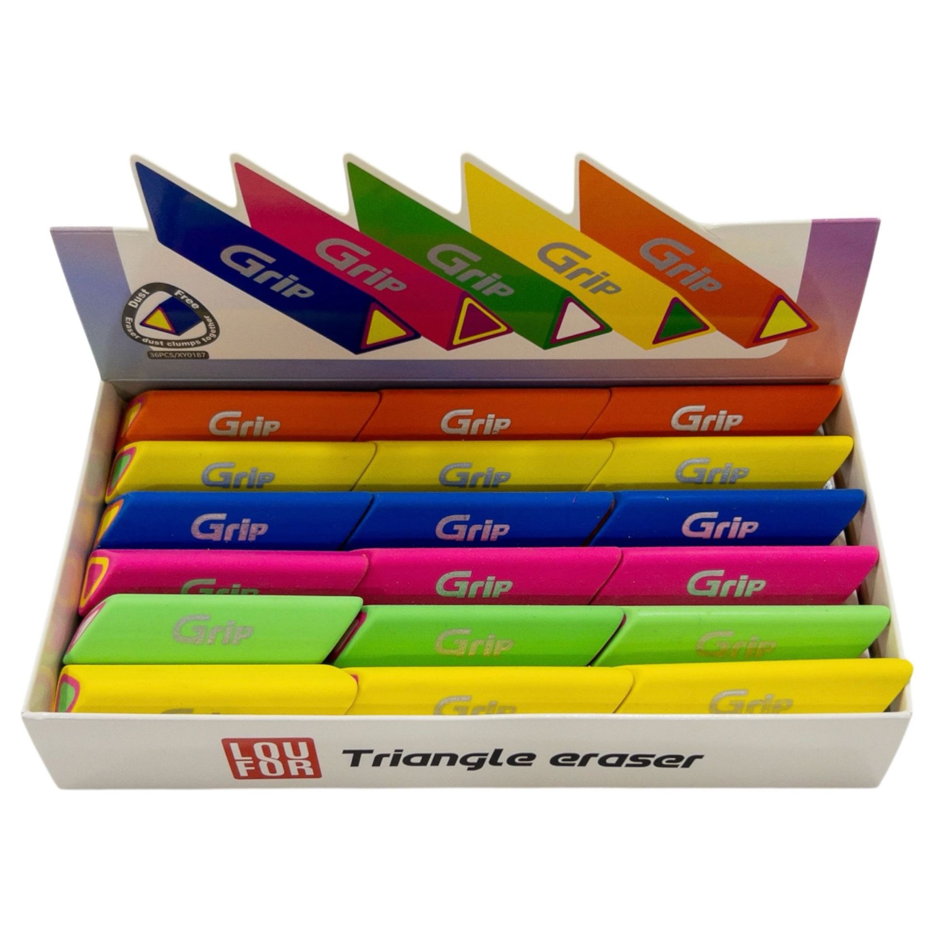 Toptan Üçgen Renkli Silgi