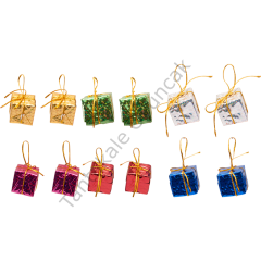 Toptan Hediye Paketleri Şekilli Ağaç Süsleri