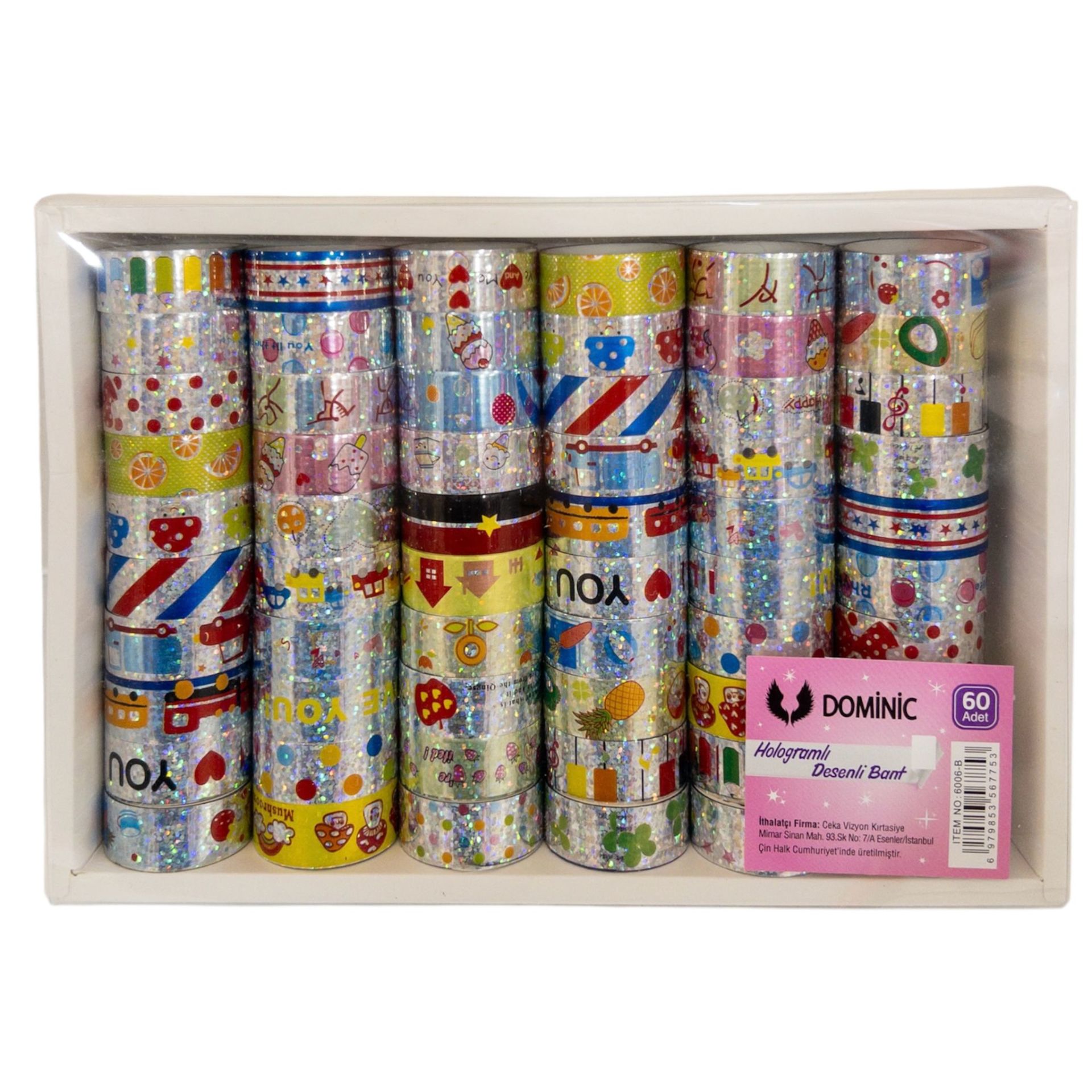 Toptan Desenli Hologramlı Bant