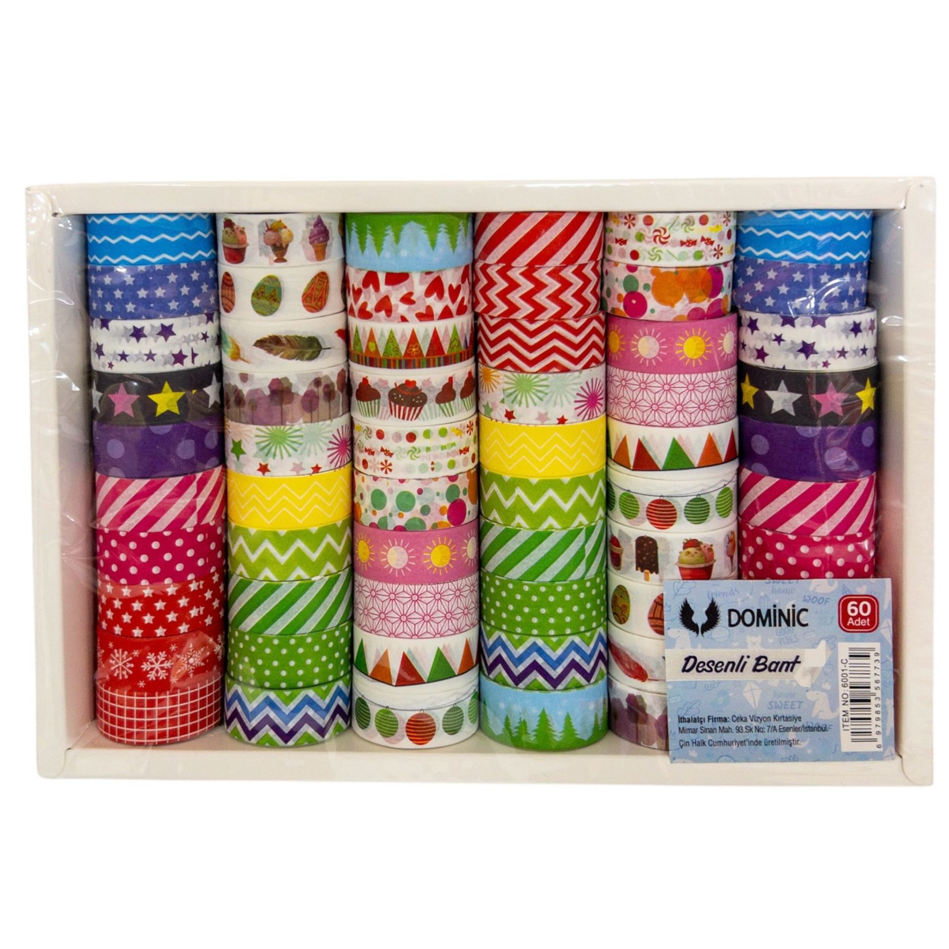 Toptan Kağıt Bant Desenli