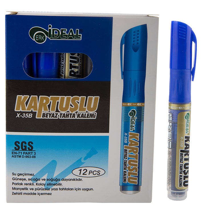 Toptan Kartuşlu Tahta Kalemi Mavi