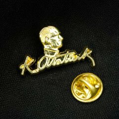 Toptan Yaka Rozeti Kemal Atatürk İmza 30\'lu