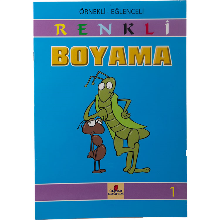 Toptan 16 Sayfa Renkli Boyama Defteri