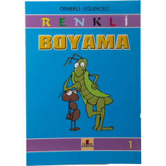 Toptan 16 Sayfa Renkli Boyama Defteri