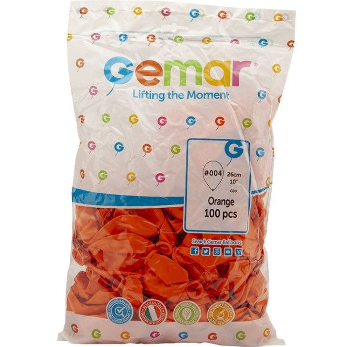 Toptan Balon Gemar 10'' Turuncu