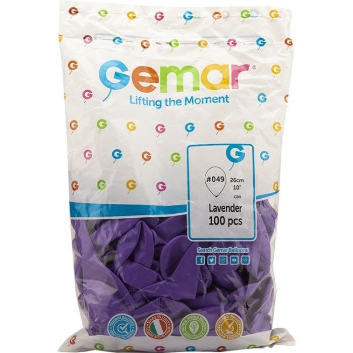 Toptan Balon Gemar 10'' Lavanta