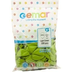 Toptan Balon Gemar 10'' Açık Yeşil