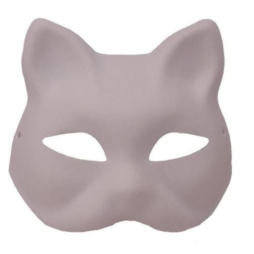 Toptan Boyanabilir Kedi Maske