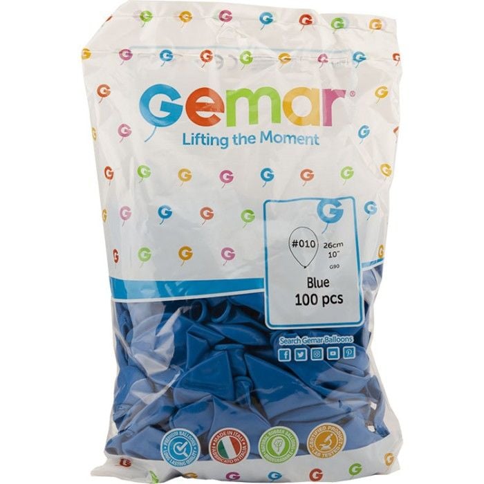 Toptan Balon Gemar 10'' Mavi