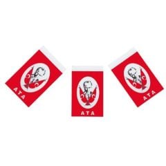 Toptan Oyuncak Büyük İpli Atalı Bayrak 23 Nisan