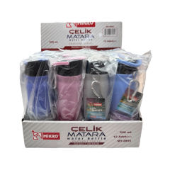 Toptan Mikro Çelik Matara 500 ML