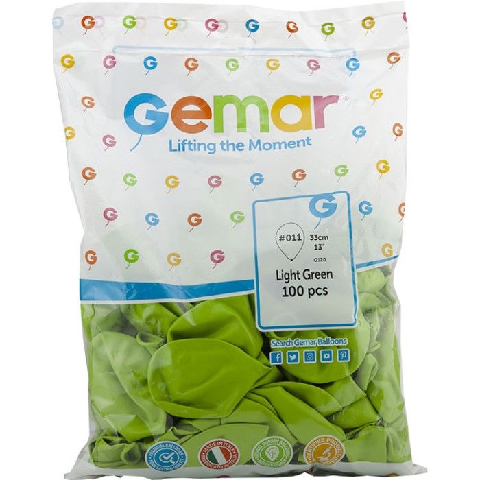 Toptan Balon Gemar 13'' Açık Yeşil