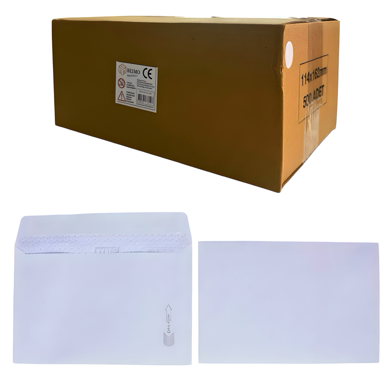 Toptan Mektup Zarfı Yapışkanlı