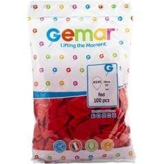 Toptan Balon Gemar 10'' Kırmızı