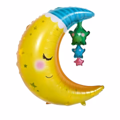 Toptan Folyo Balon Uyuyan Ay