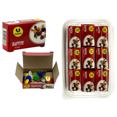 Toptan Dominic Renkli Raptiye 24'lü Paket