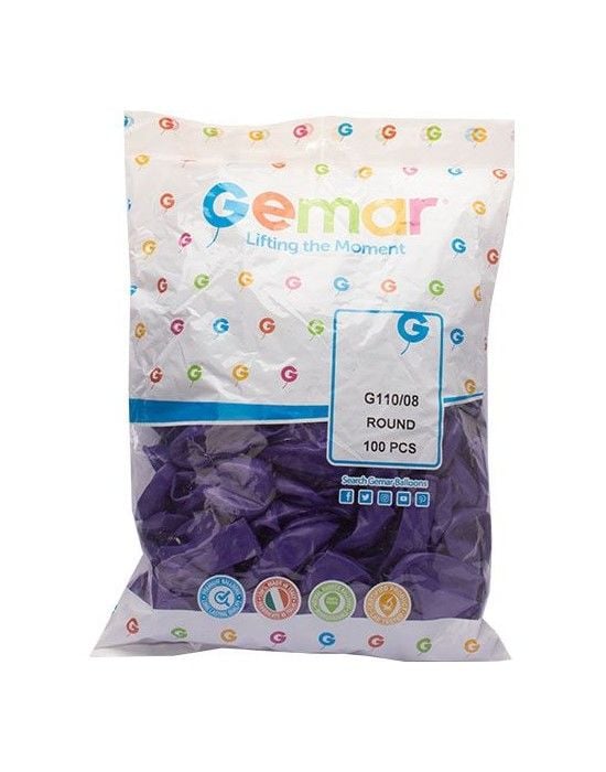 Toptan Balon Gemar Raund Mor